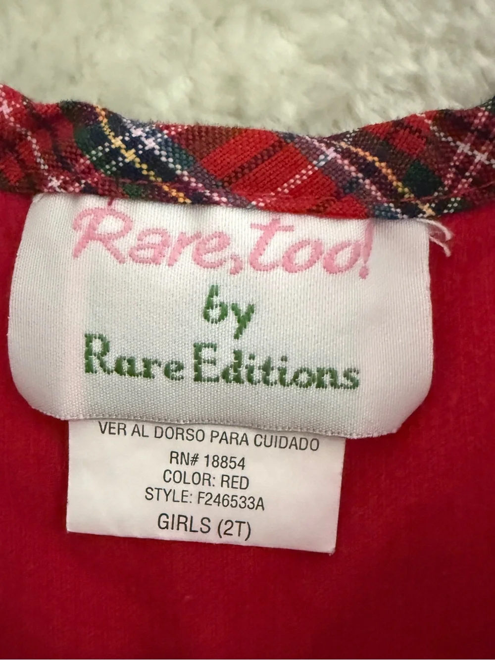 Rare Editions bright red